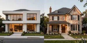 Modern vs. Traditional Custom Homes